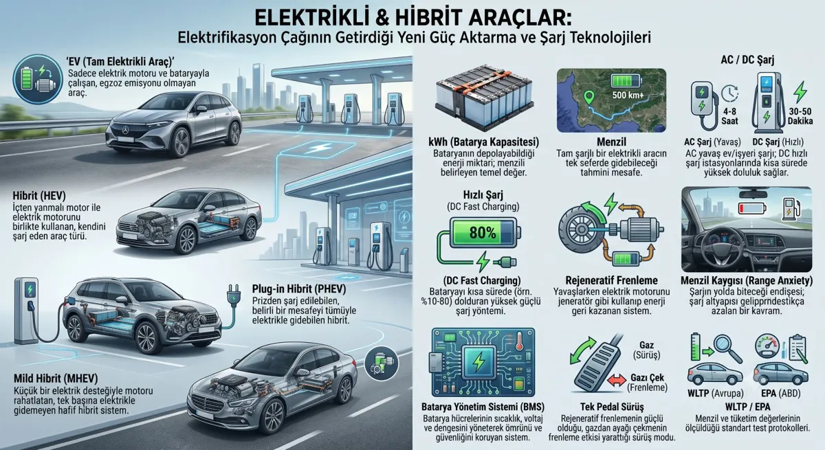 Elektrikli & Hibrit Araçlar Terimleri, Arızaları