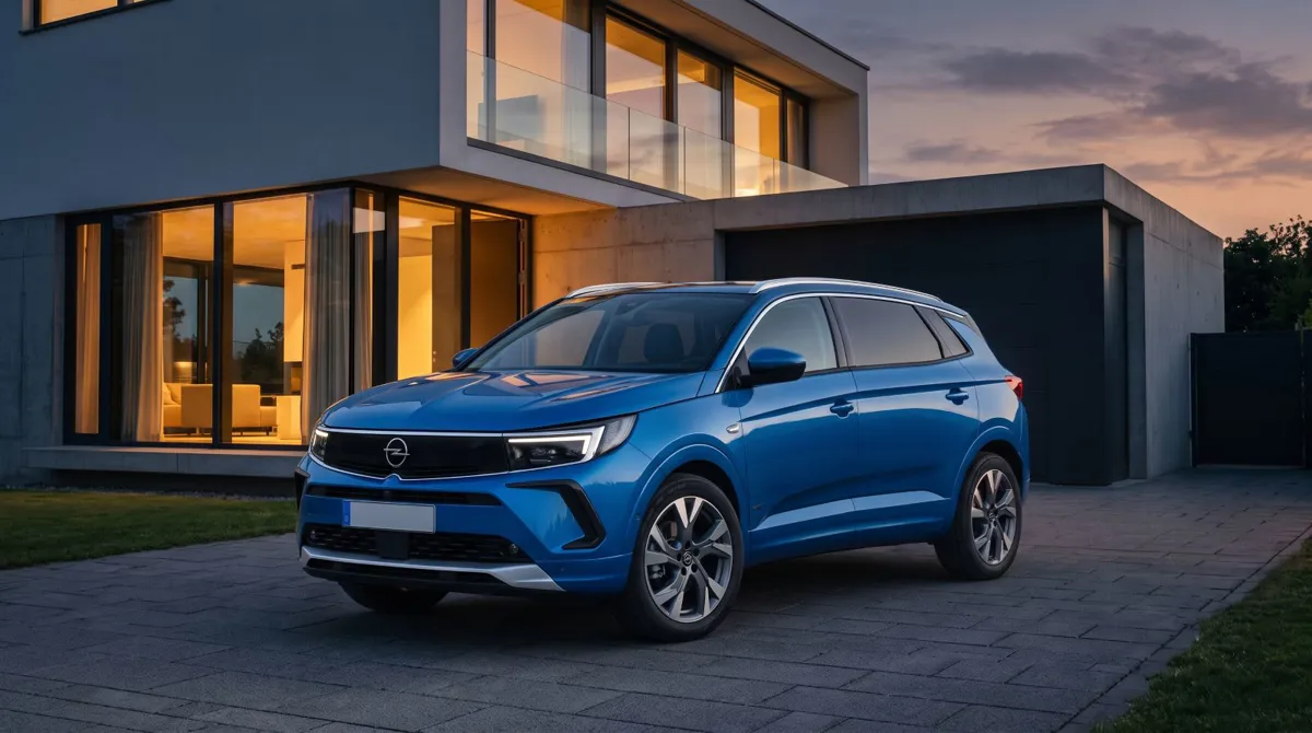 Opel'in büyük aile SUV'u. Belirleyici: Vizor bandı, daha büyük dik gövde, olgun premium duruş