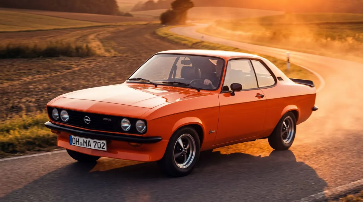 Opel'in coupé efsanesi. Belikeyici: uzun kaput, sportif fastback coupé gövde, dönem ruhu.