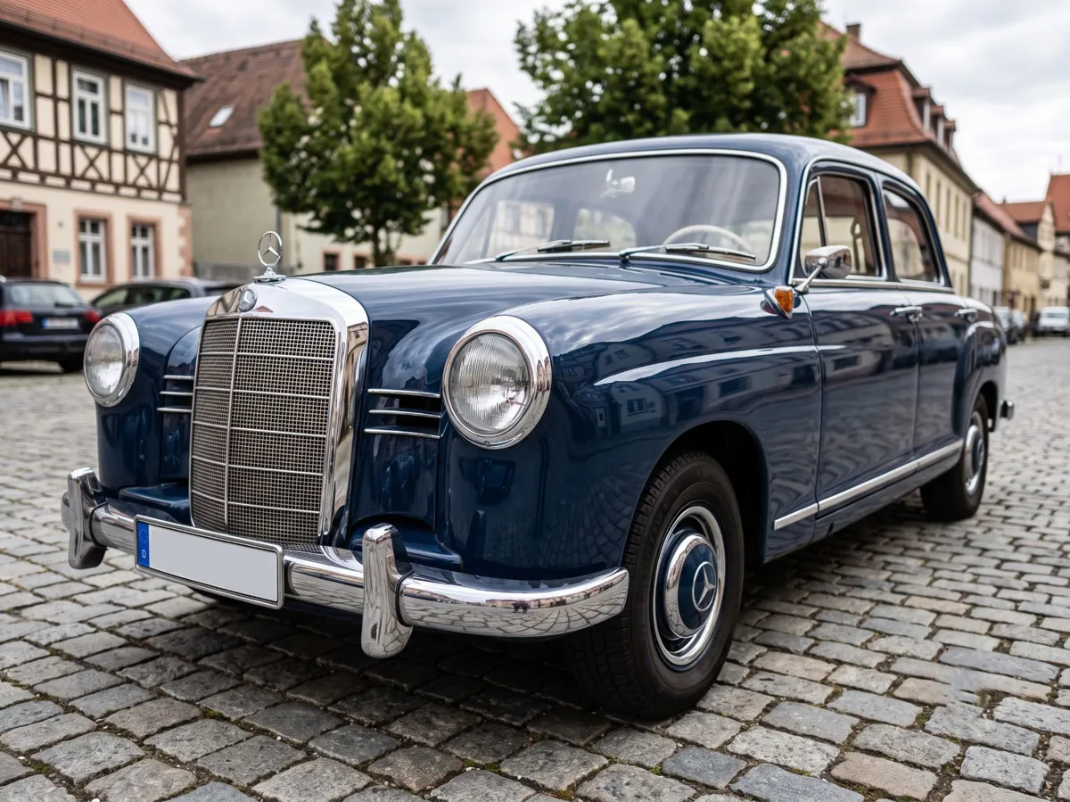Bu Mercedes-Benz "Ponton" (W120/W121) Ve Adı Bir Model Değil, Bir Şekil.