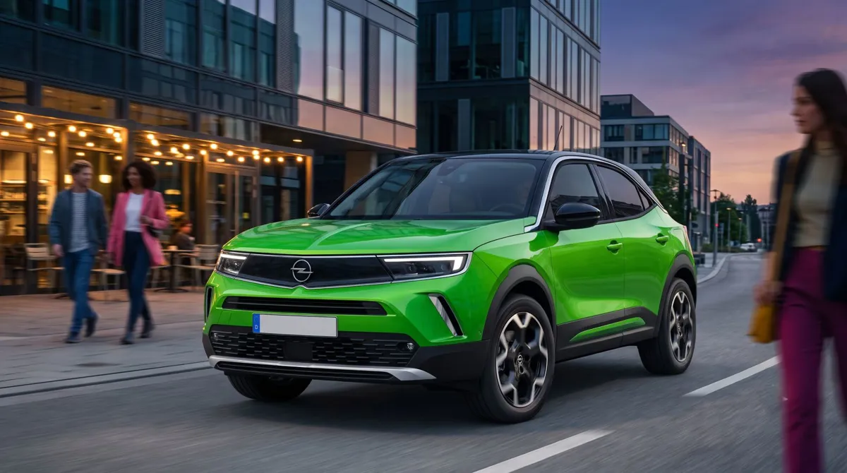 Opel'in yeni tasarım dilini başlatan sportif kompakt SUV. Belirleyici: güçlü Opel Vizor bandı, keskin cesur ön, kompakt kaslı gövde.
